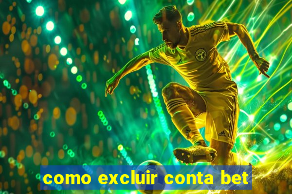 como excluir conta bet